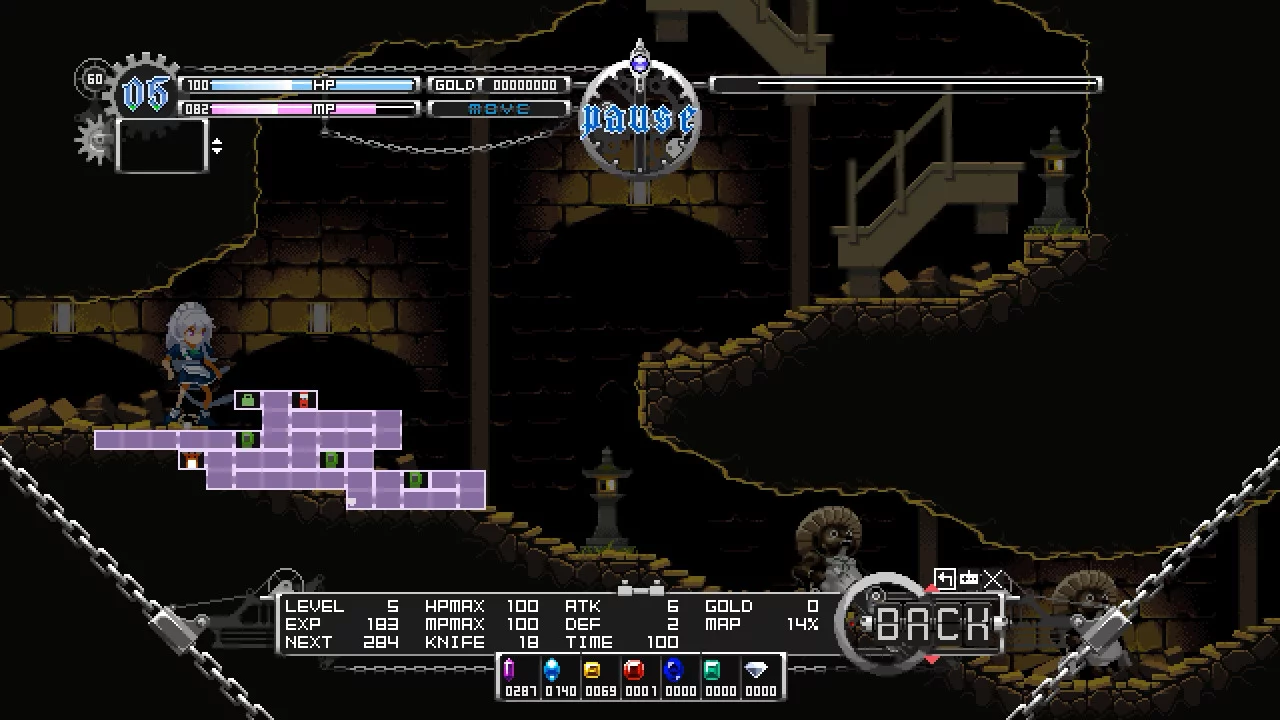 Изображение игры: Touhou Luna Nights
