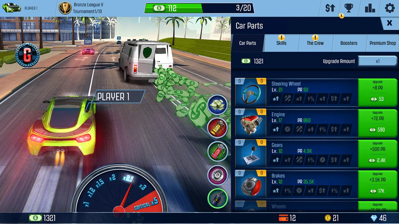 Изображение игры: Idle Racing GO: Clicker Tycoon