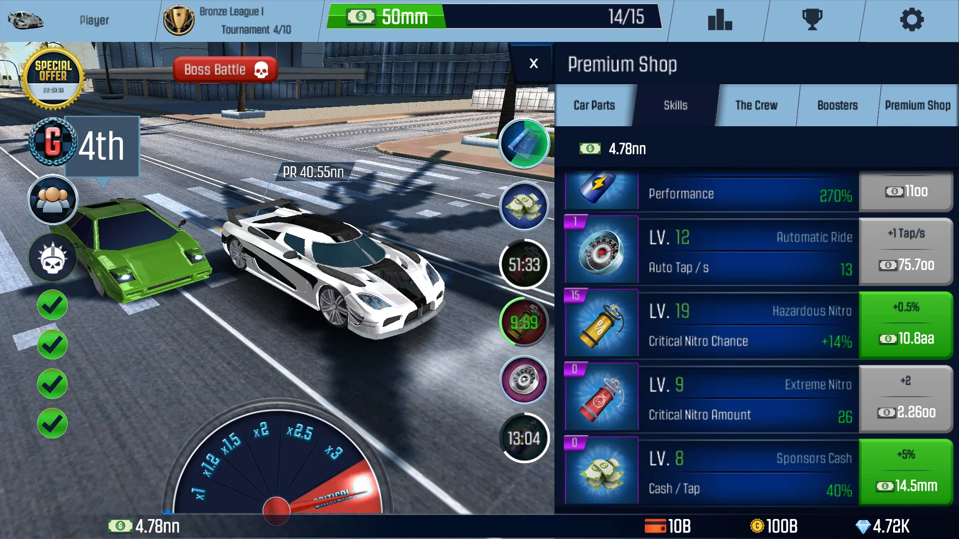 Изображение игры: Idle Racing GO: Clicker Tycoon