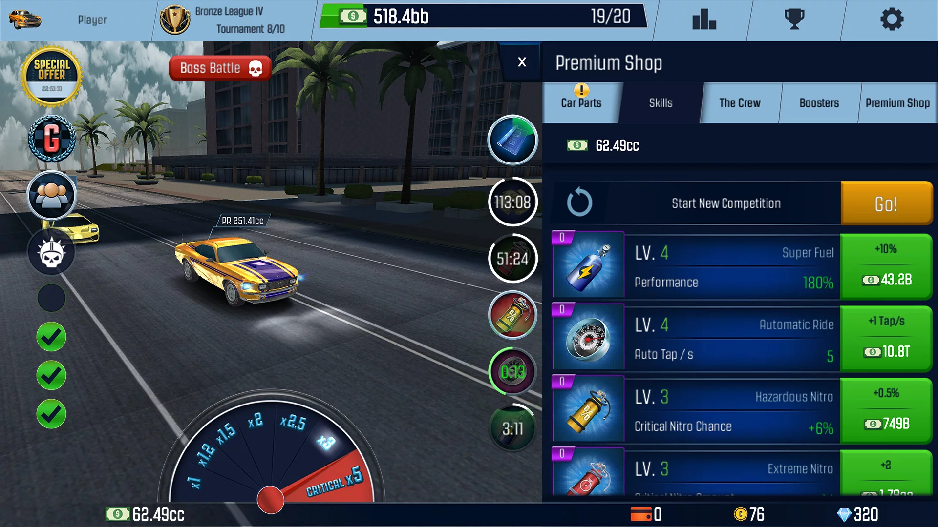 Изображение игры: Idle Racing GO: Clicker Tycoon
