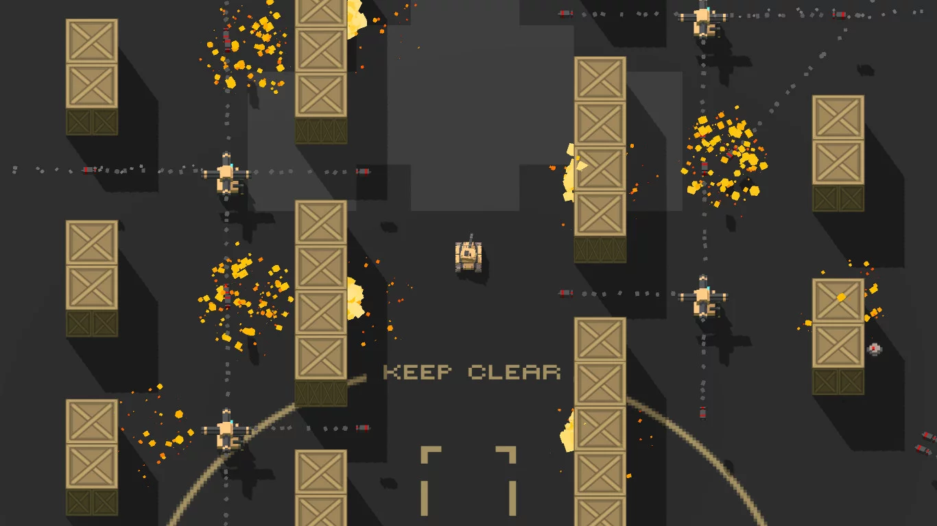 Изображение игры: Voxel Tanks