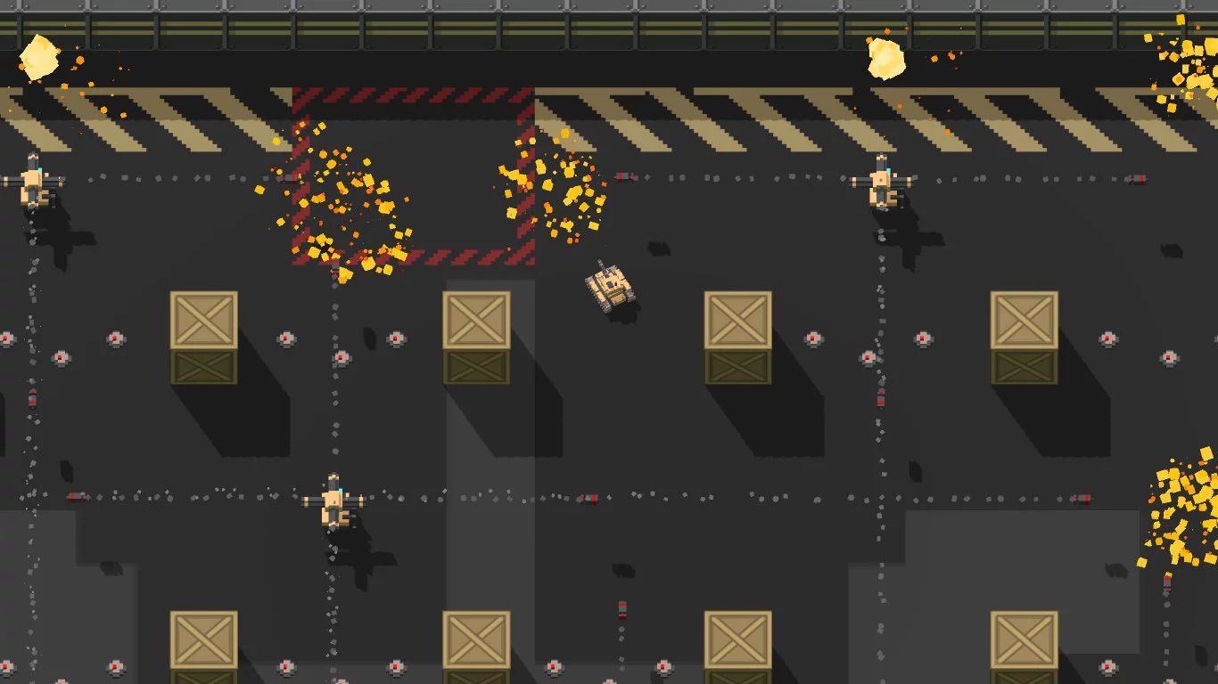 Изображение игры: Voxel Tanks