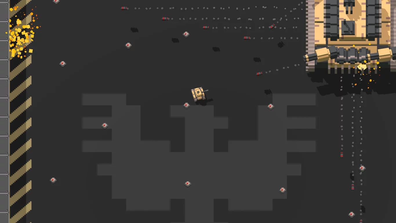 Изображение игры: Voxel Tanks