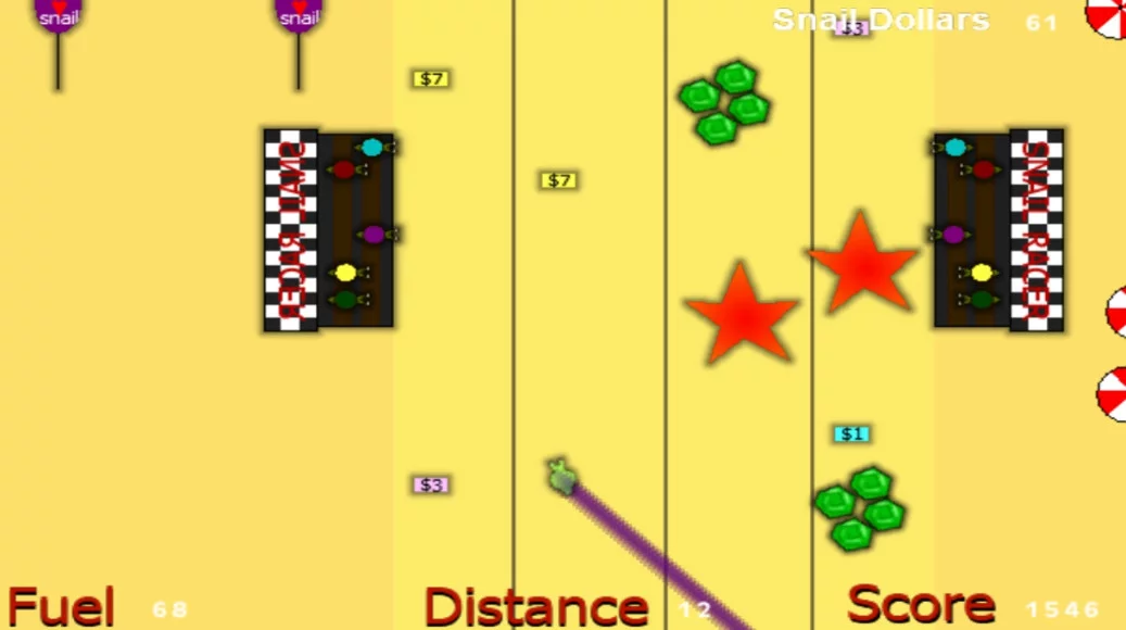 Изображение игры: Snail Racer Extreme