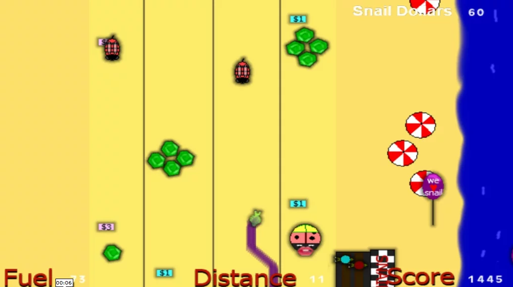 Изображение игры: Snail Racer Extreme