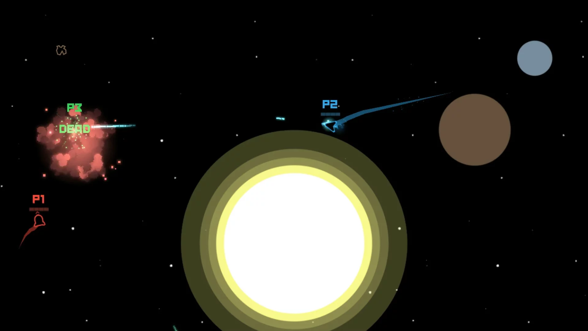 Изображение игры: Asteroid Deathmatch