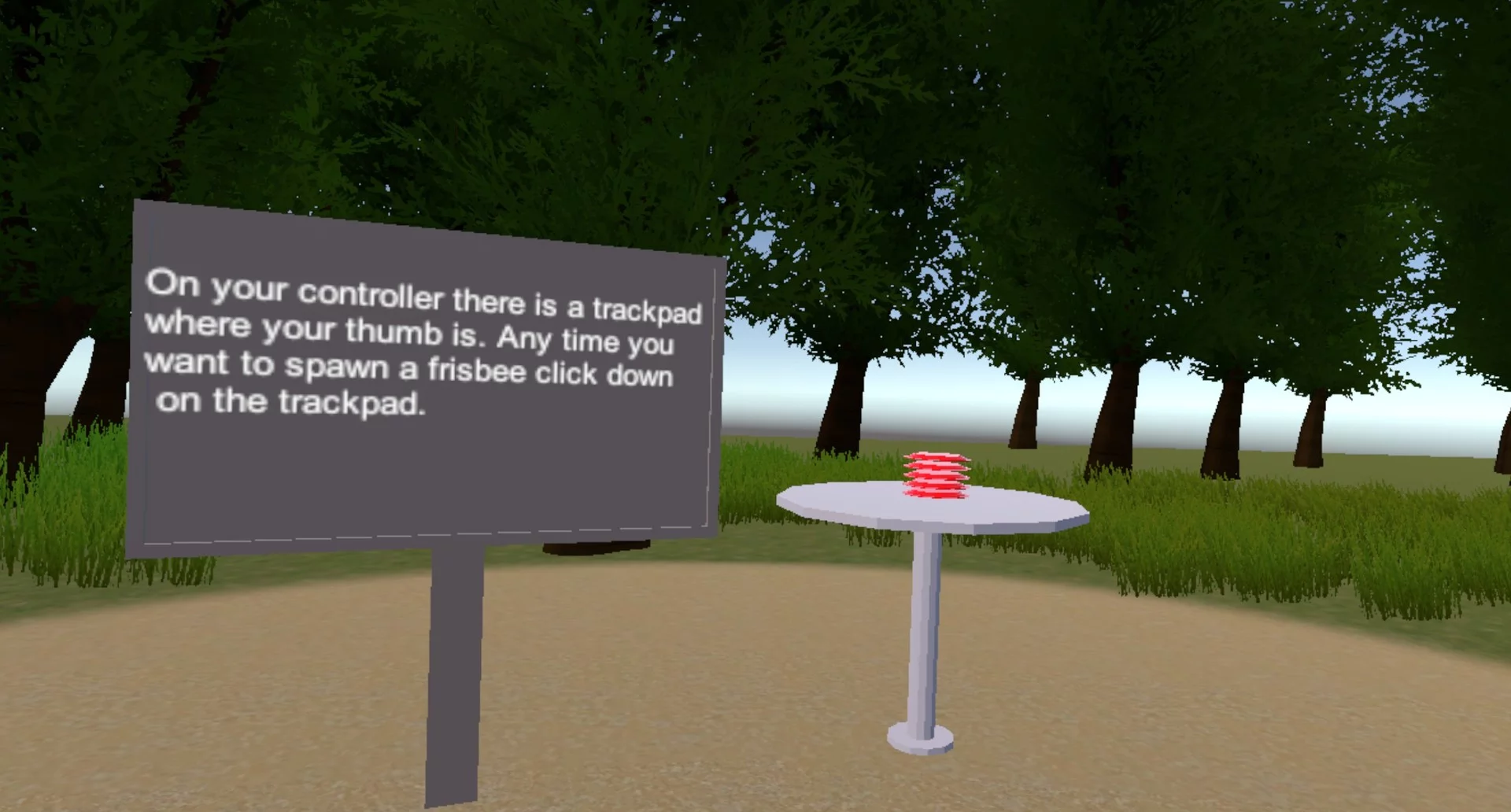 Изображение игры: Disc Golf VR