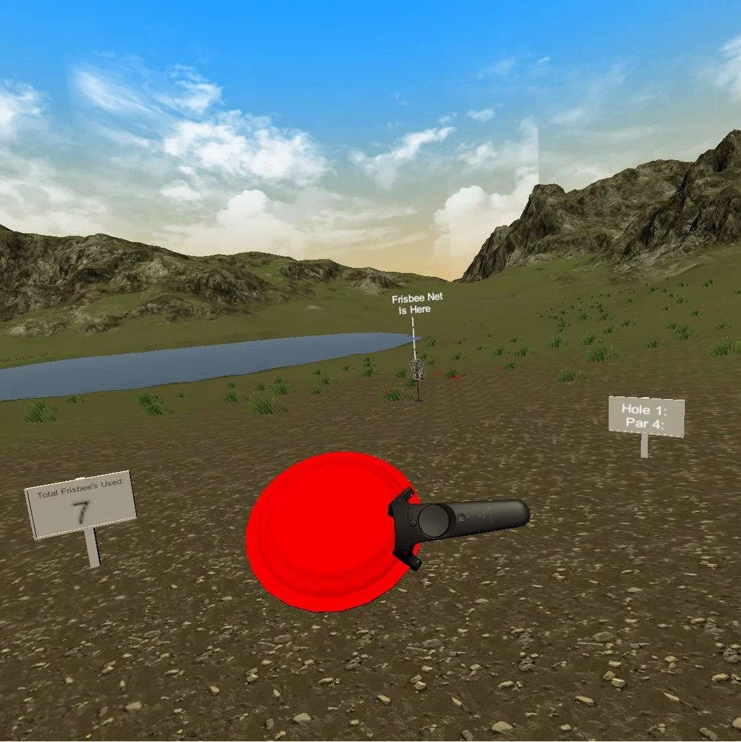 Изображение игры: Disc Golf VR