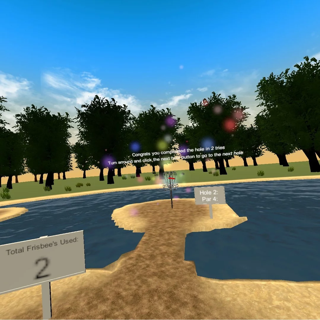 Изображение игры: Disc Golf VR