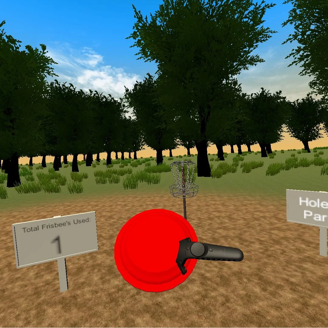 Изображение игры: Disc Golf VR