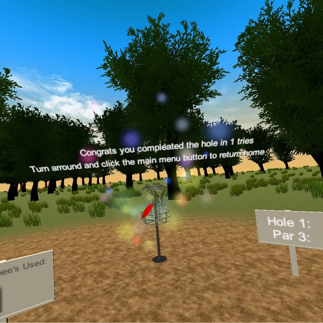 Изображение игры: Disc Golf VR