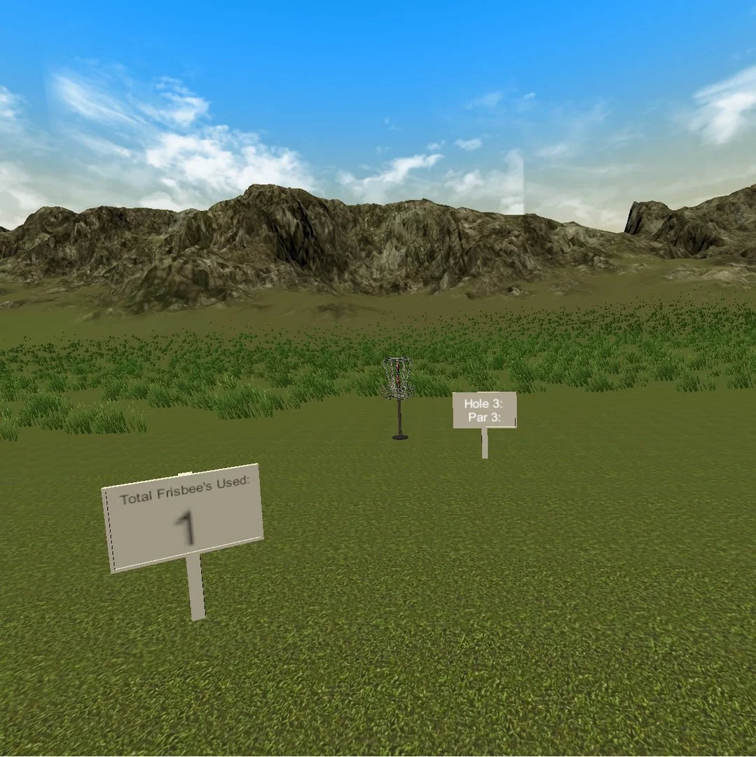 Изображение игры: Disc Golf VR