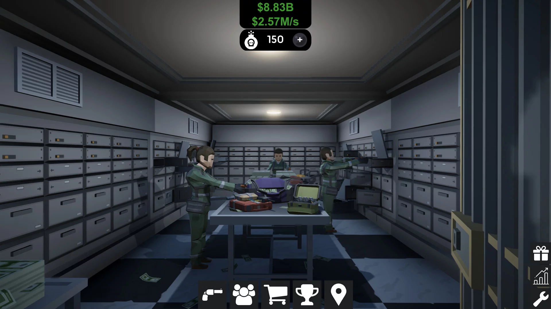Изображение игры: Idle Heist