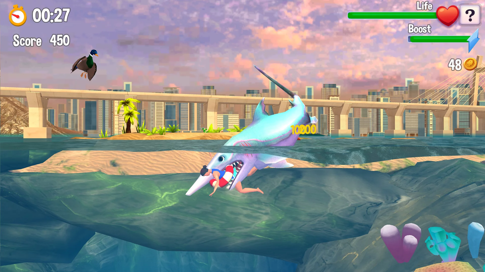 Изображение игры: Double Head Shark Attack