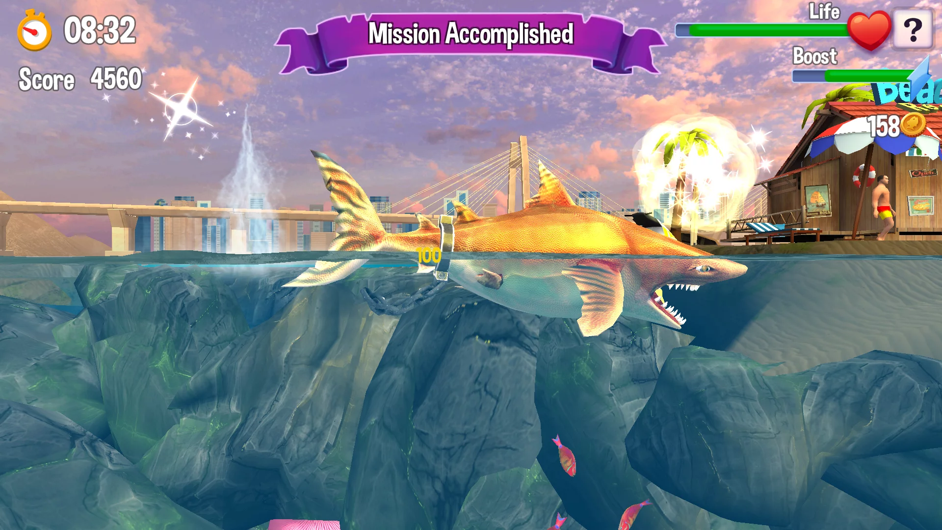 Изображение игры: Double Head Shark Attack