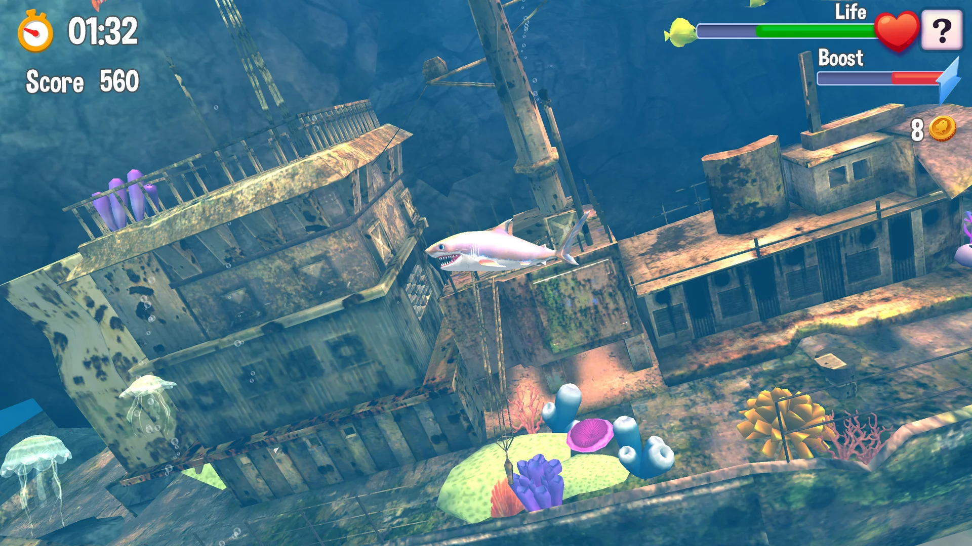 Изображение игры: Double Head Shark Attack