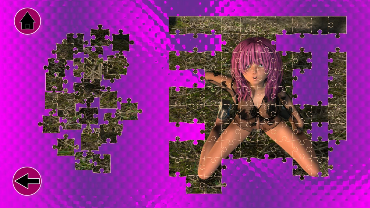 Изображение игры: Erotic Jigsaw Challenge Vol. 1