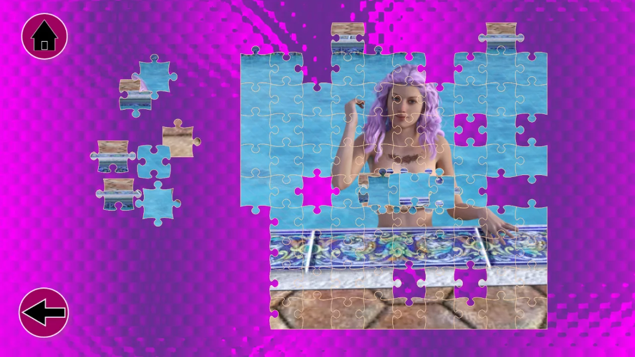 Изображение игры: Erotic Jigsaw Challenge Vol. 1