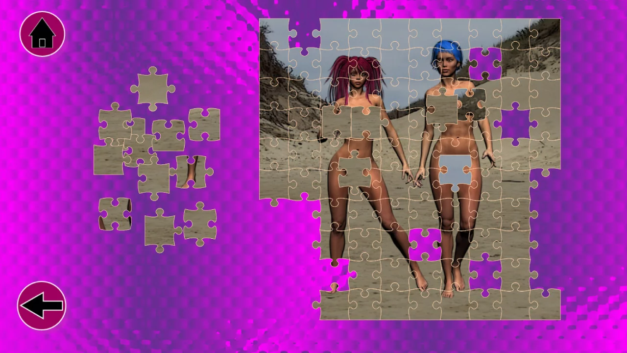 Изображение игры: Erotic Jigsaw Challenge Vol. 1