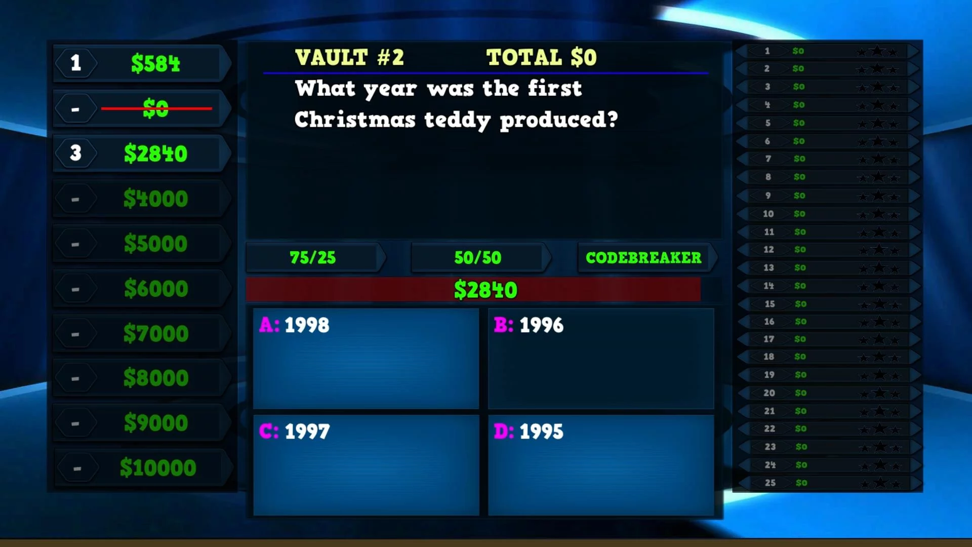 Изображение игры: Trivia Vault: Toy Trivia