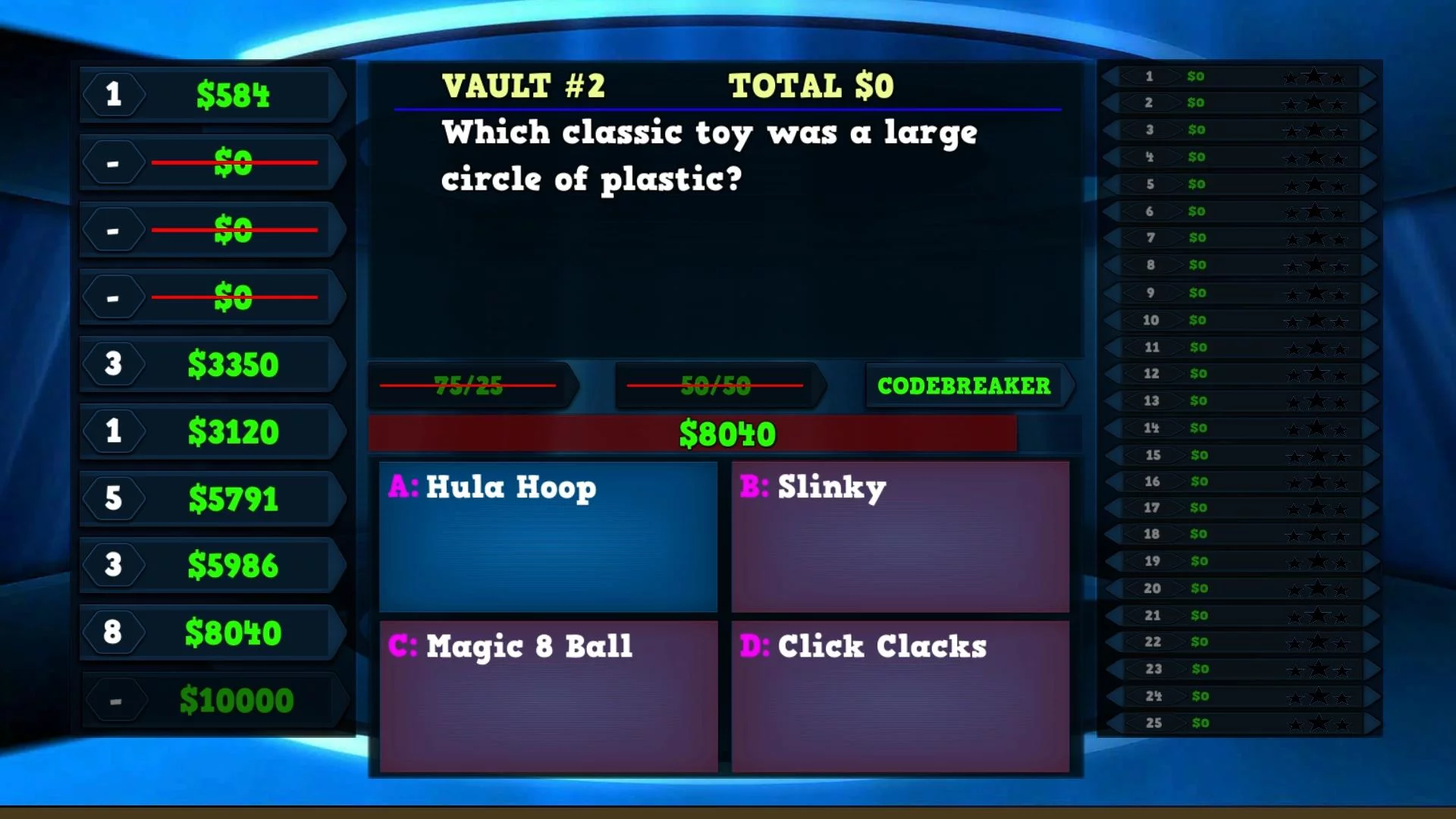 Изображение игры: Trivia Vault: Toy Trivia