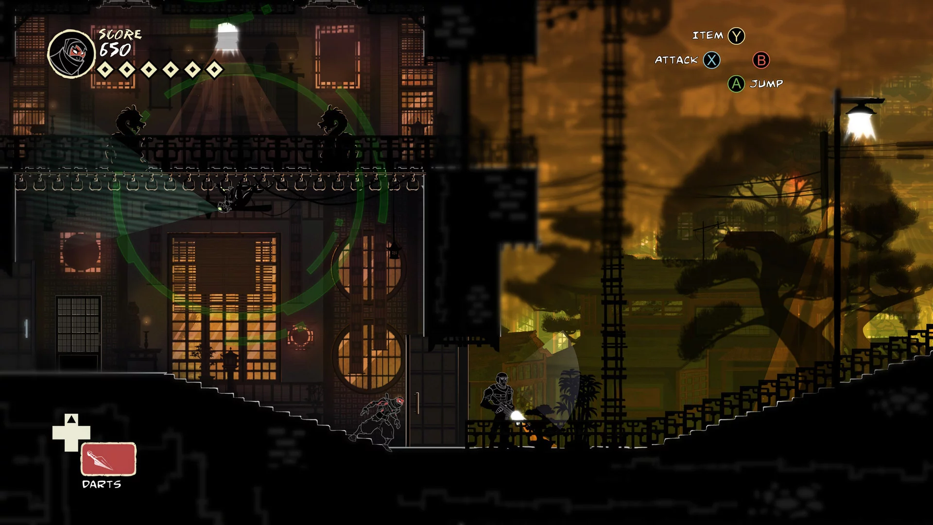 Изображение игры: Mark of the Ninja: Remastered