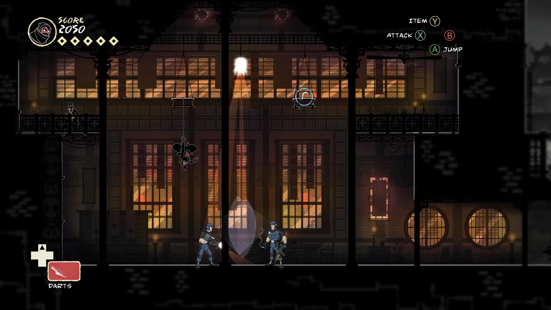 Изображение игры: Mark of the Ninja: Remastered