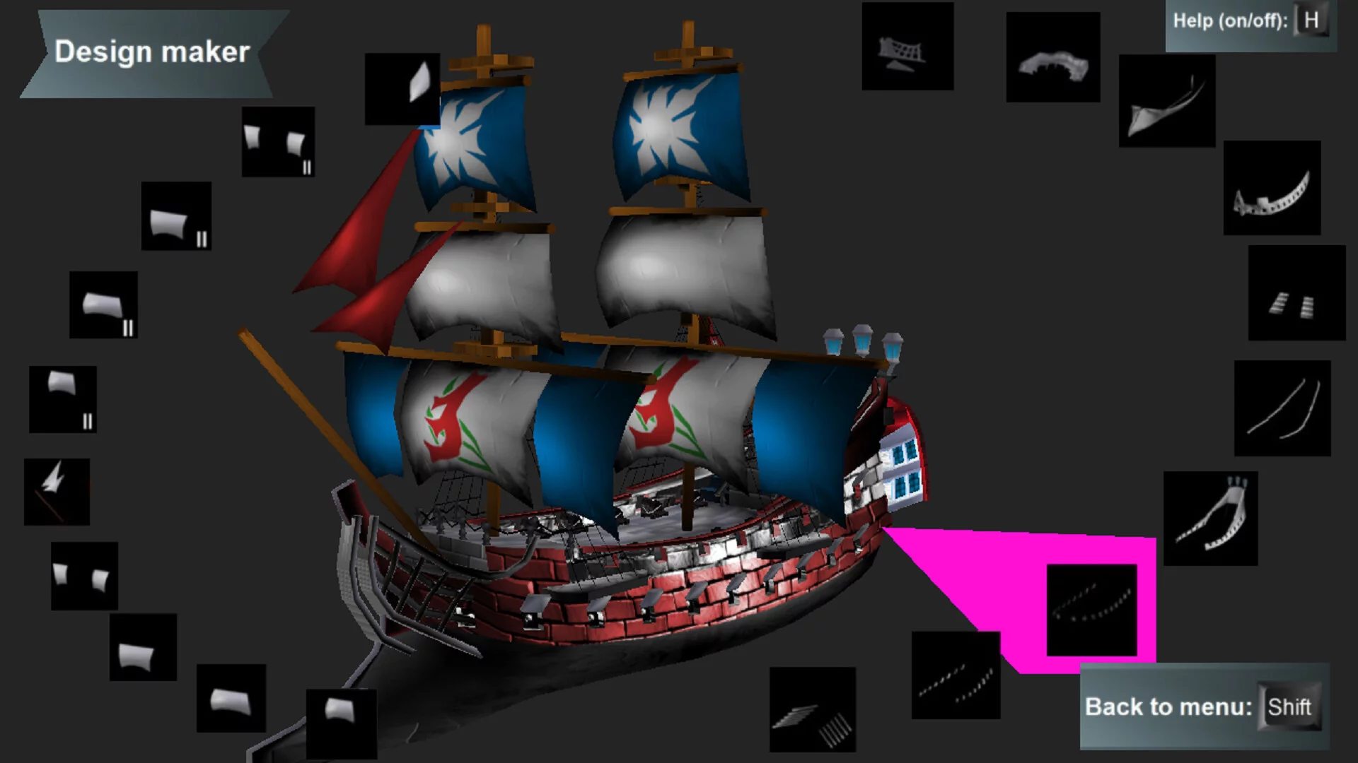 Изображение игры: Sail Ships