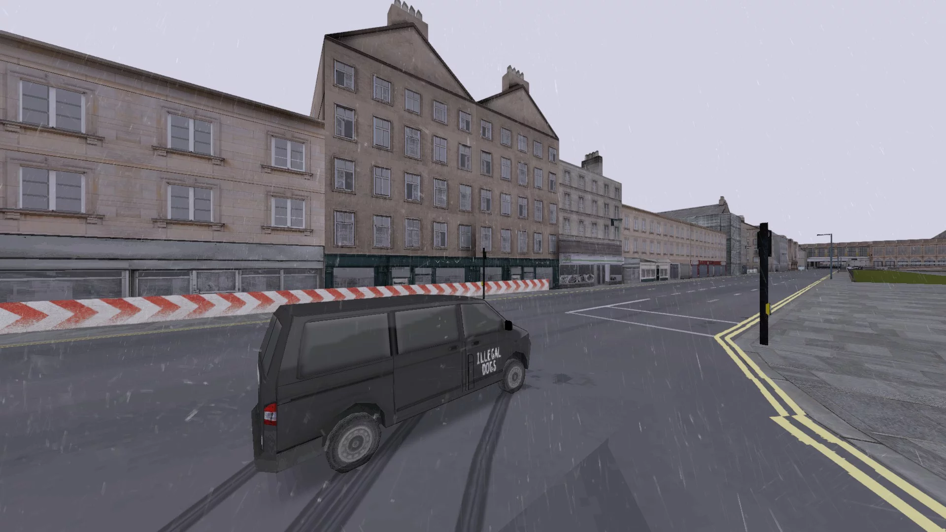 Изображение игры: Rainy Day Racer