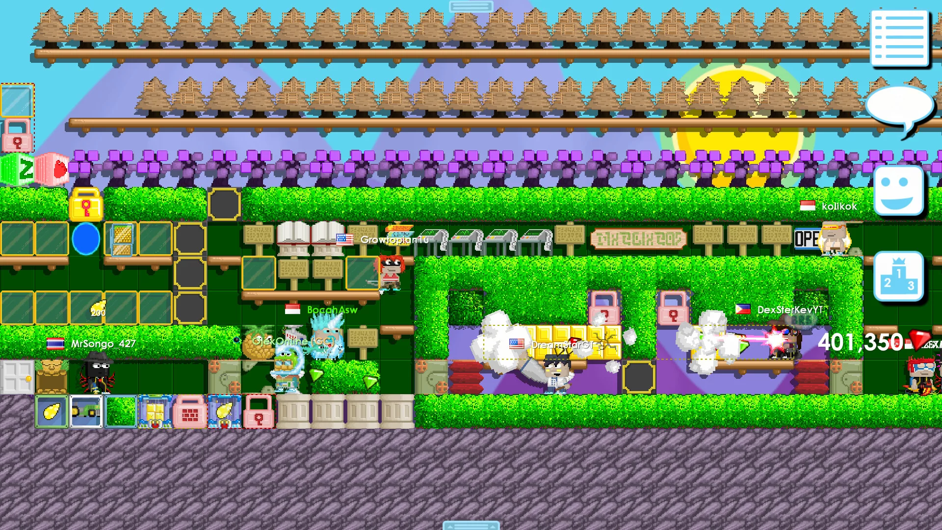 Изображение игры: Growtopia