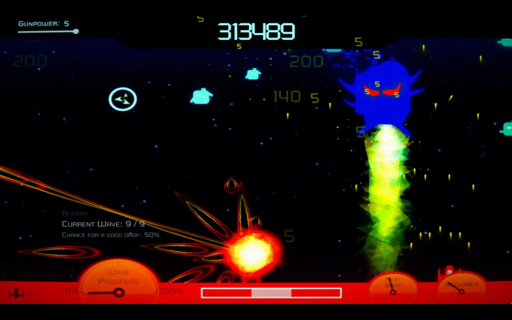 Изображение игры: Space Toads Mayhem