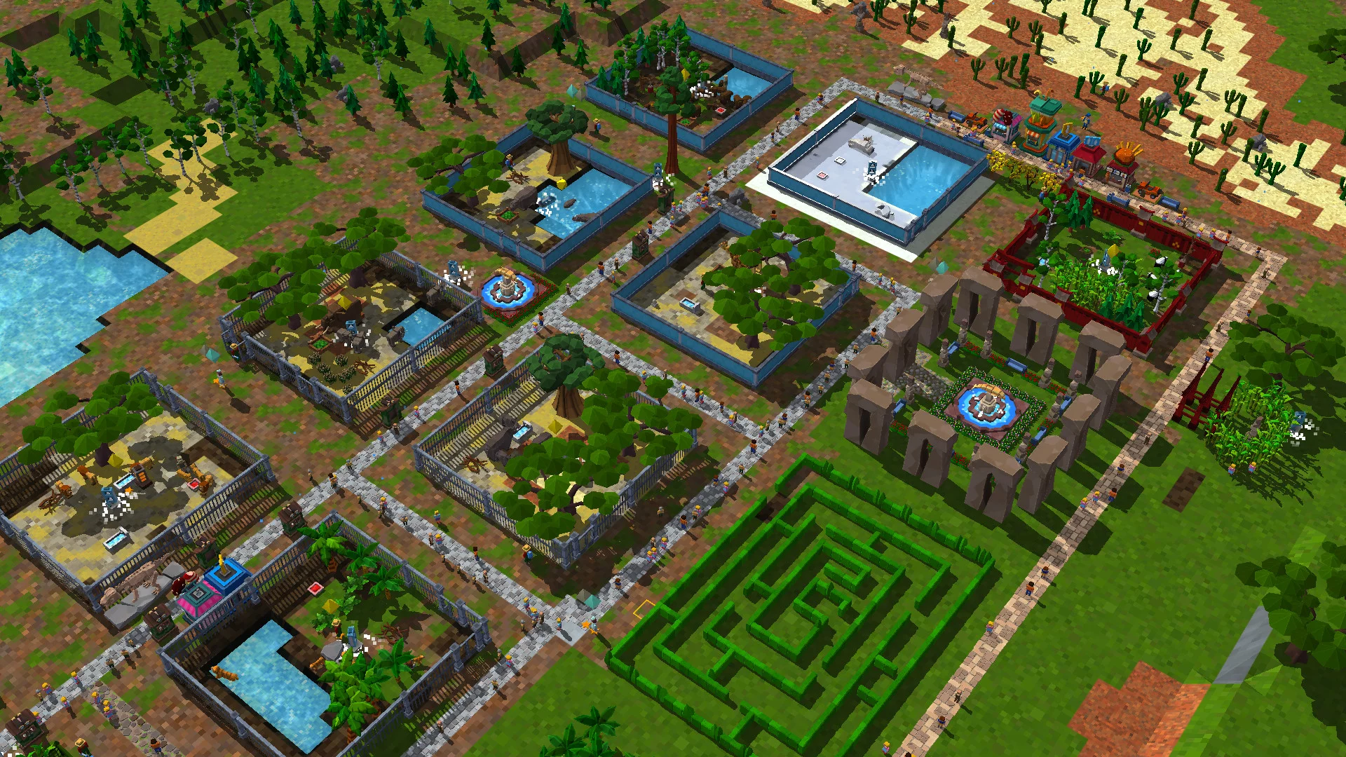 Изображение игры: Zoo Constructor