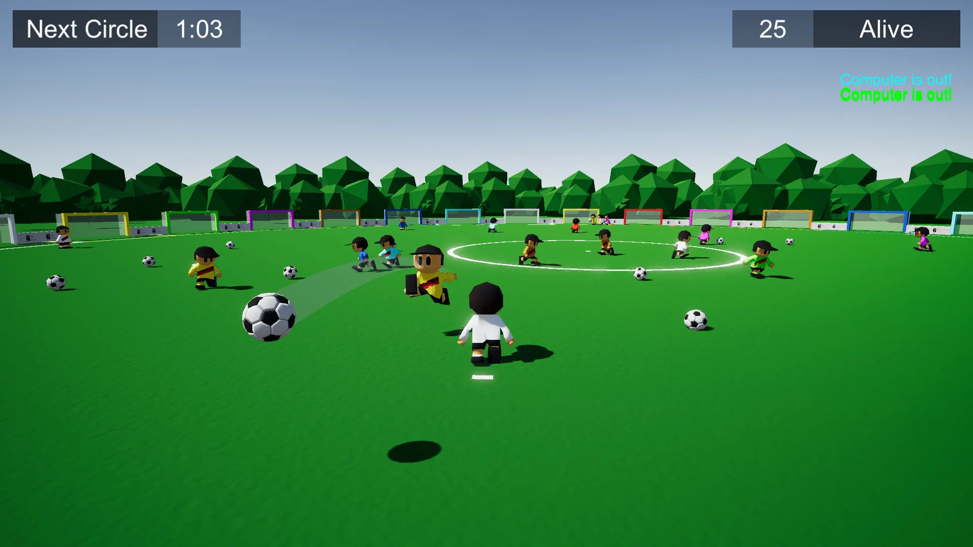 Изображение игры: Soccer Battle Royale