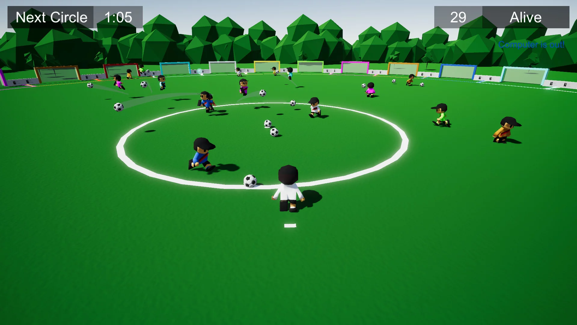 Изображение игры: Soccer Battle Royale