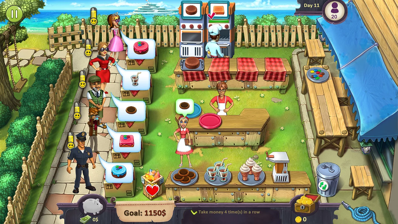 Изображение игры: Katy & Bob: Cake Cafe