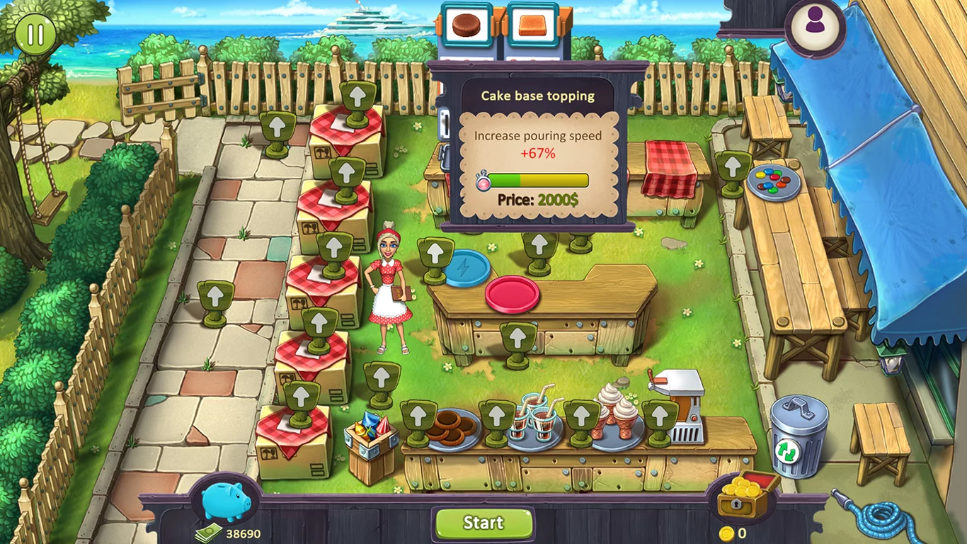 Изображение игры: Katy & Bob: Cake Cafe