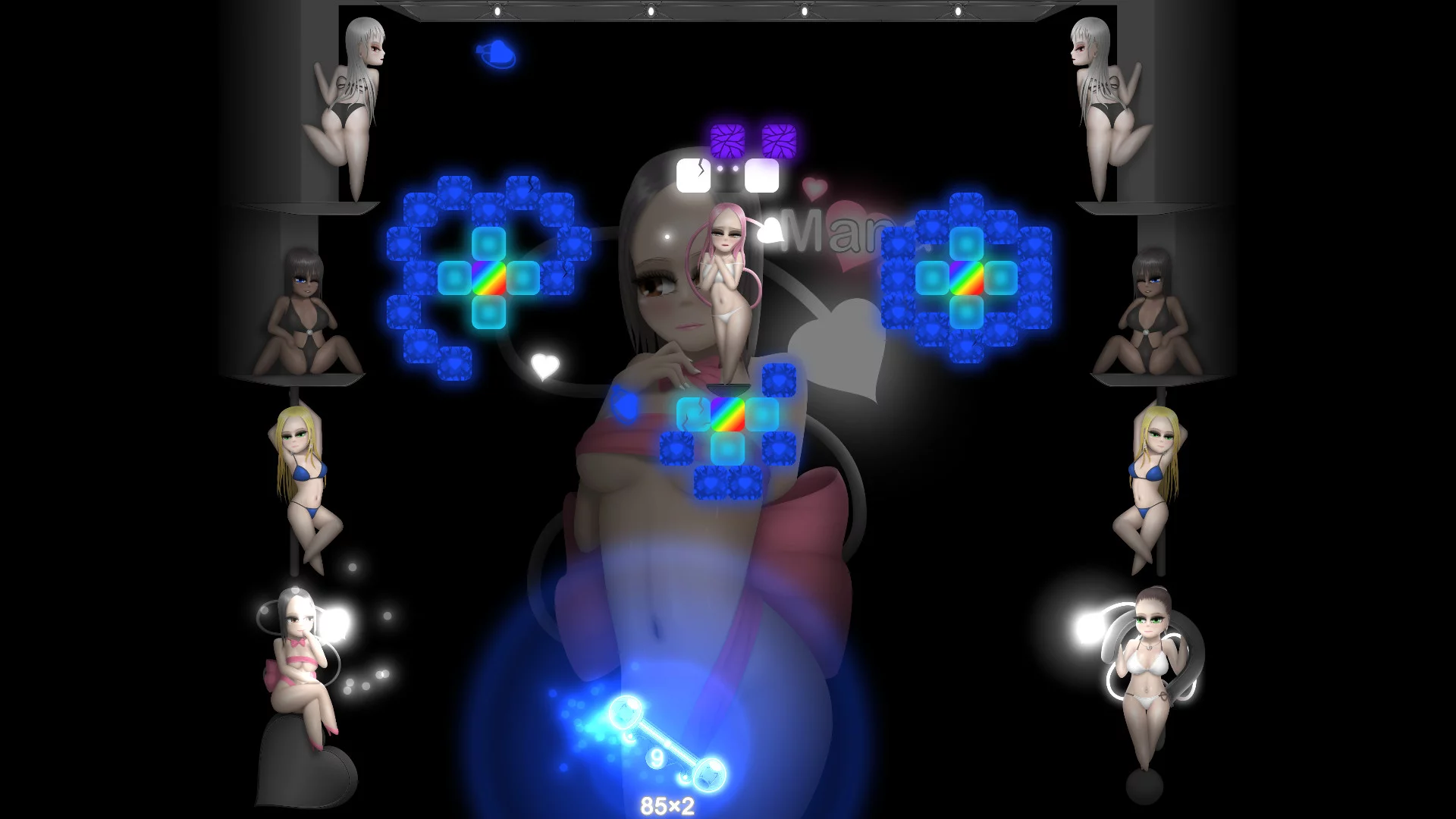 Изображение игры: Heart'n Block