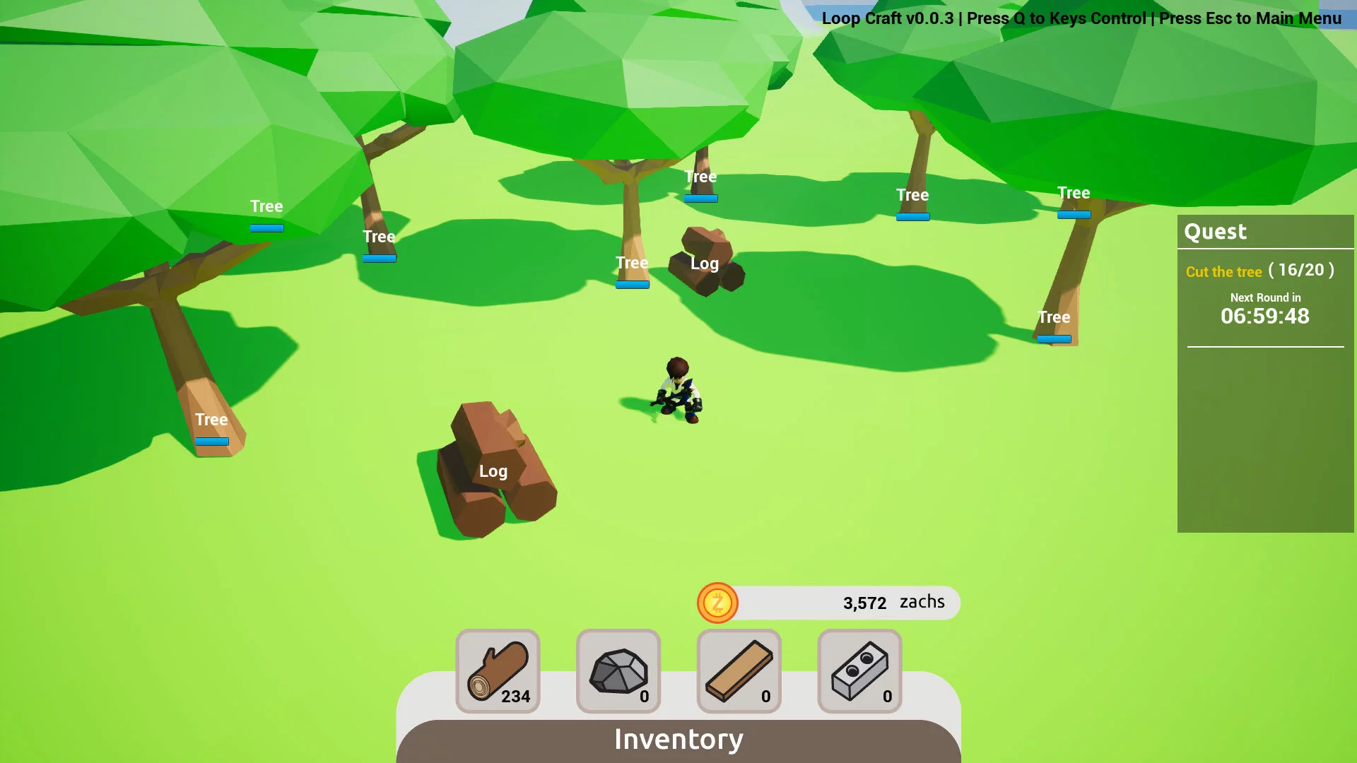 Изображение игры: LoopCraft