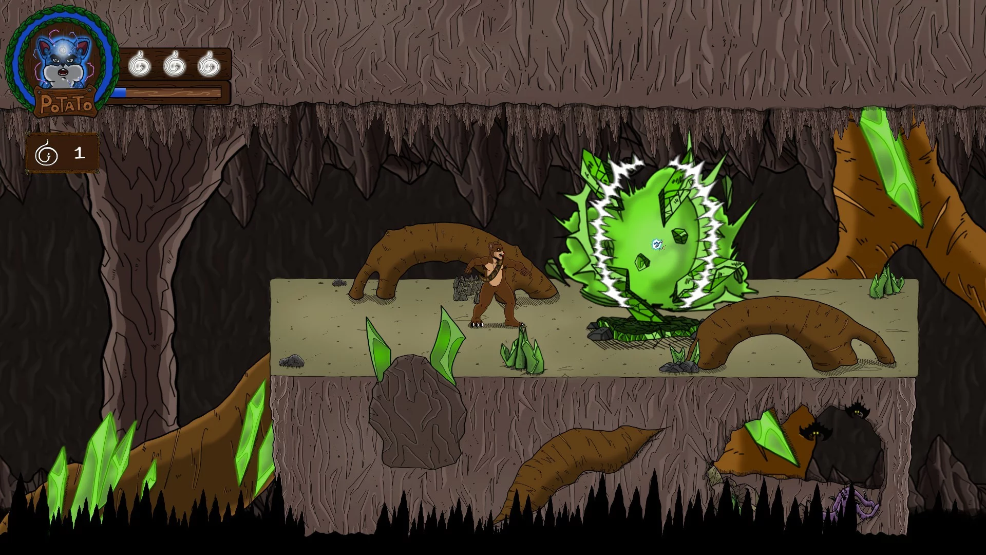 Изображение игры: The Adventures of Captain Potato