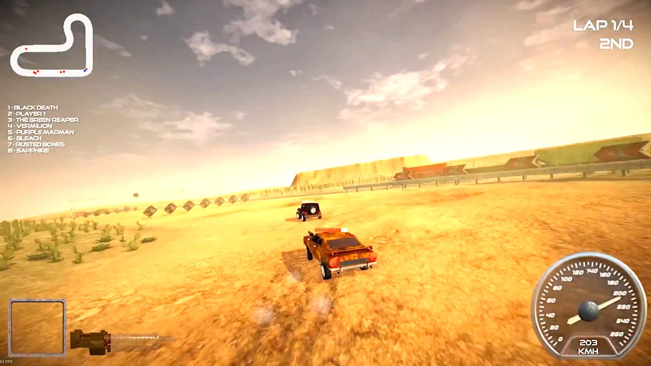Изображение игры: Rock n' Rush: Battle Racing