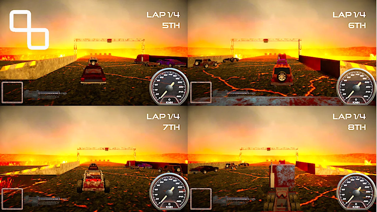 Изображение игры: Rock n' Rush: Battle Racing