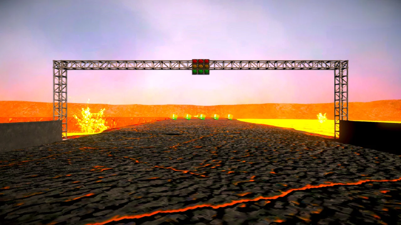 Изображение игры: Rock n' Rush: Battle Racing