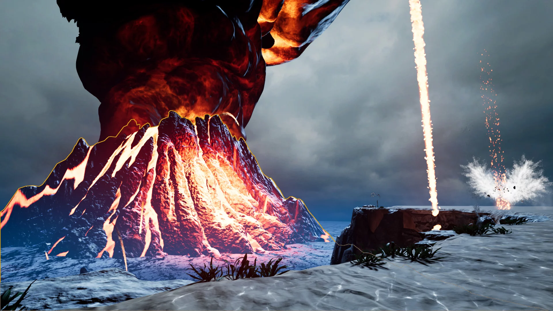 Изображение игры: Volcano Eruption