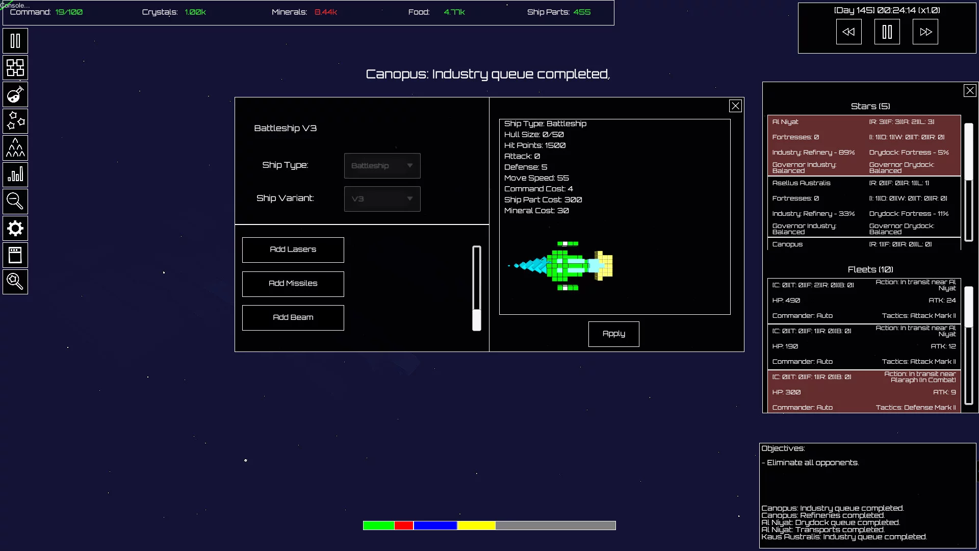 Изображение игры: Galactic Dominion