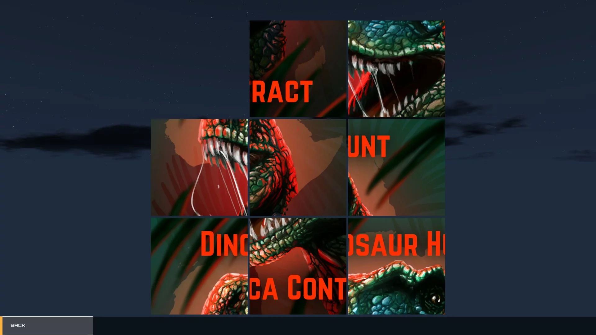 Изображение игры: Dinosaur Hunt Puzzle