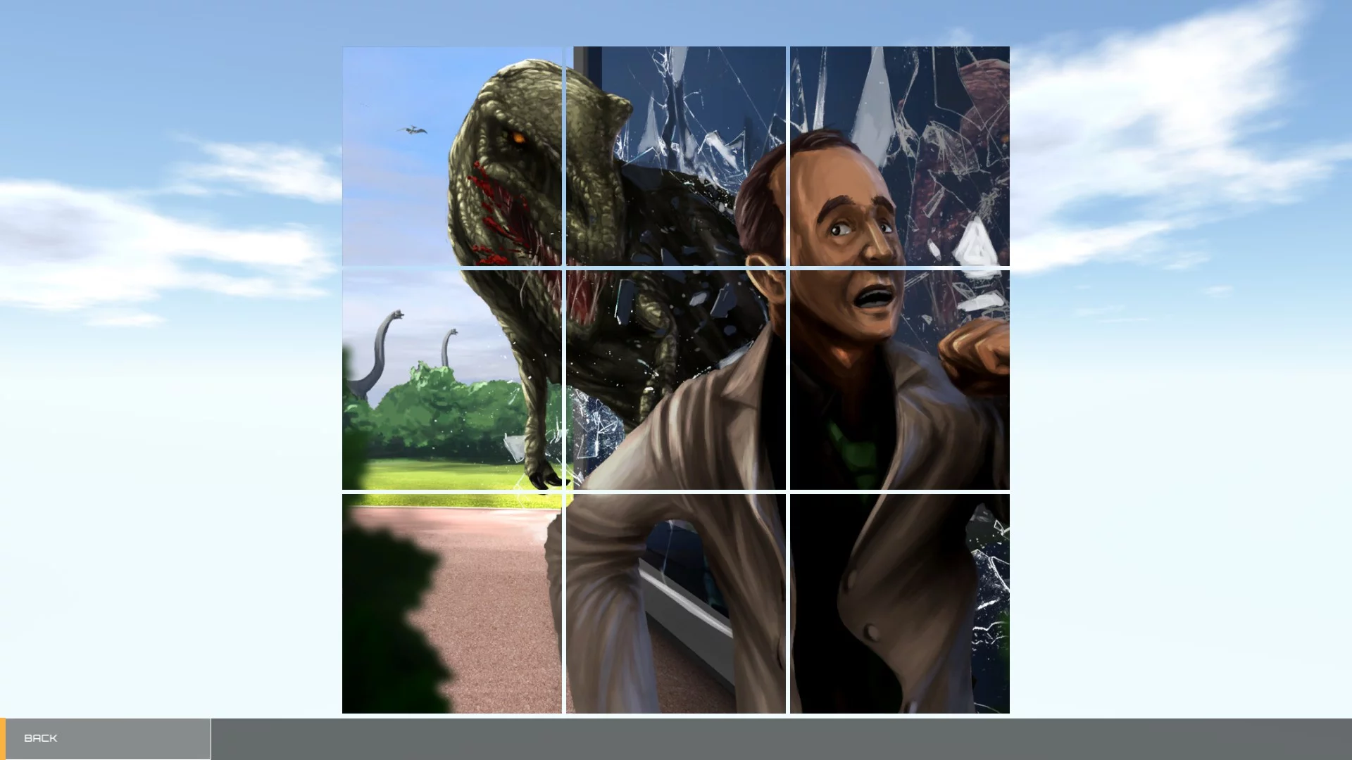 Изображение игры: Dinosaur Hunt Puzzle