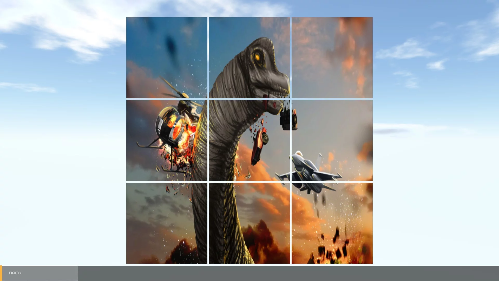 Изображение игры: Dinosaur Hunt Puzzle