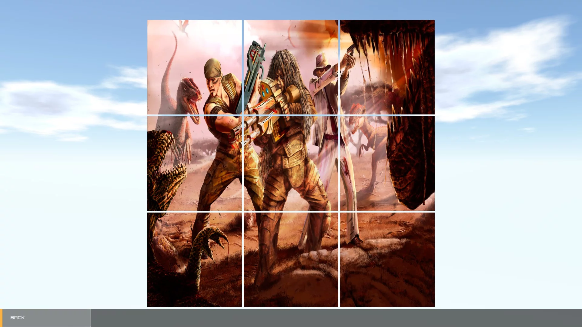 Изображение игры: Dinosaur Hunt Puzzle
