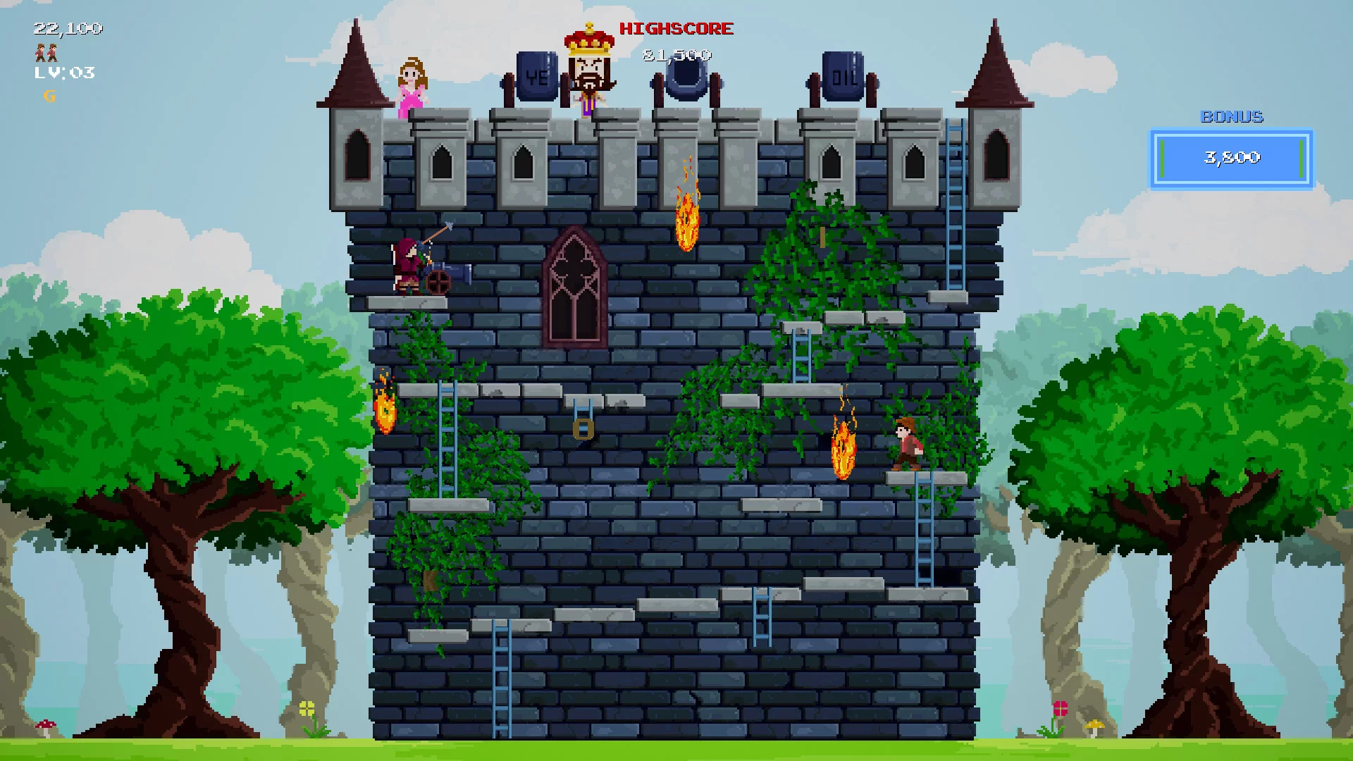 Изображение игры: Castle Kong
