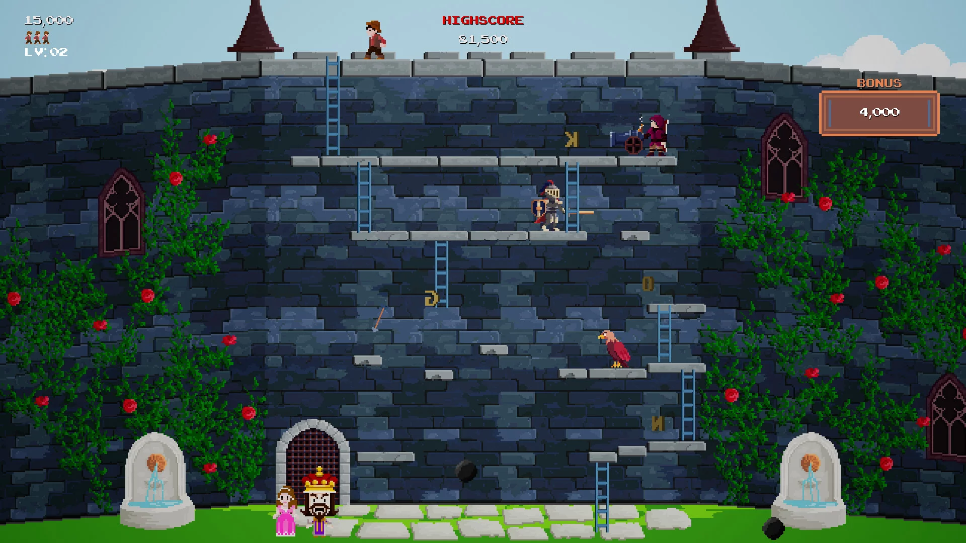 Изображение игры: Castle Kong